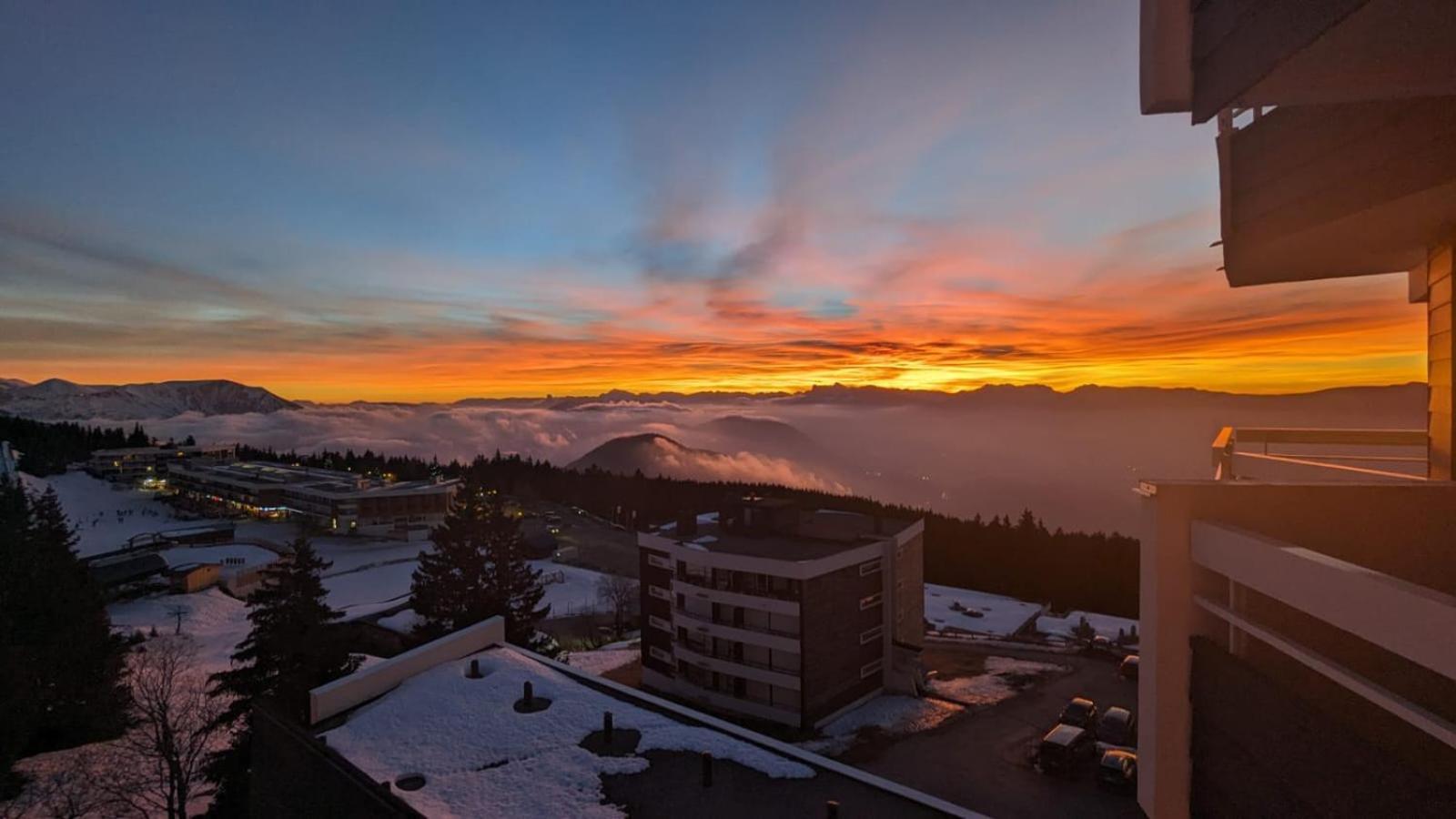Appartement Chamrousse 1750 Roche Béranger 50m2 4-6pers Vue panoramique Extérieur photo